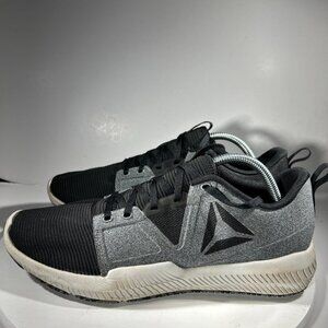 Reebok Hydrorush Mens Running Training Shoes Size 10 Sneakers Black Gray Walking